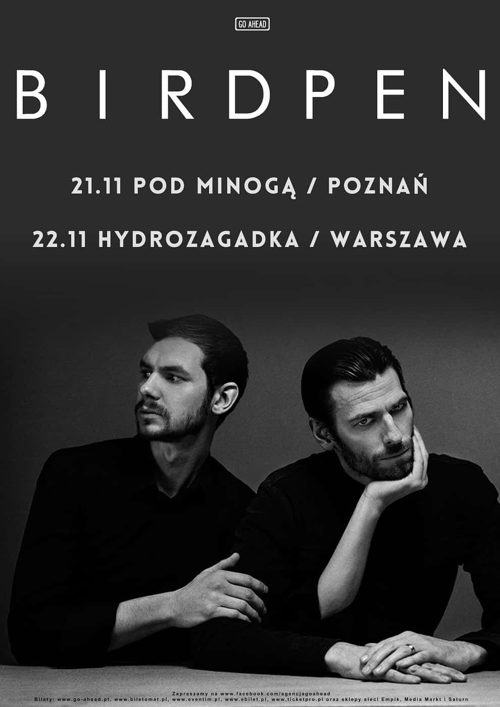 BirdPen na koncertach w Poznaniu i Warszawie!